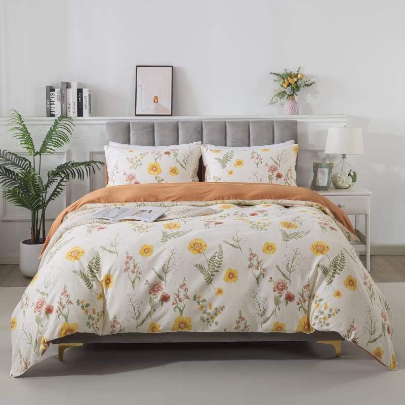Duvet Cover Set-Yellow Marigold